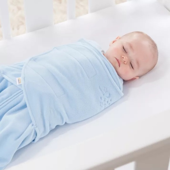 HALO SleepSack Preemie Multi-Way Micro-Fleece Swaddle in Blue - Picture 2 of 4